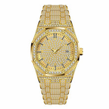 Load image into Gallery viewer, Gold Watch Men Luxury Brand Diamond