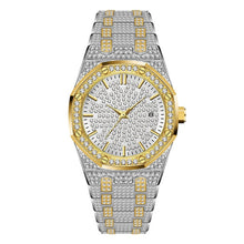 Load image into Gallery viewer, Gold Watch Men Luxury Brand Diamond